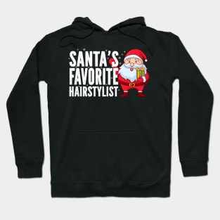 Santa's Favorite Hairstylist Christmas Hoodie